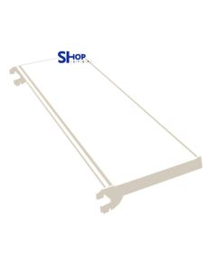 Legbord 665x250 Ral 9001 vv dragers